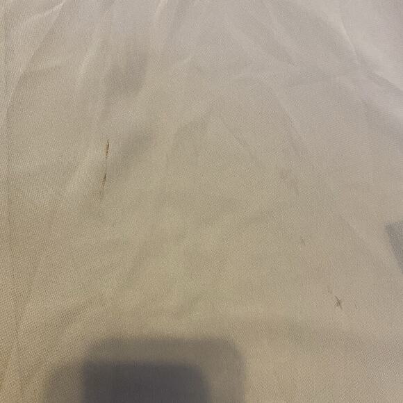 Y2K Silky Open Kimono Cardigan Jacket Sheer Sequin Women Sz 8 Formal Boho Light - Picture 9 of 9